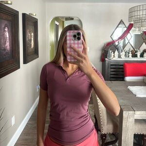 Lululemon polo pink